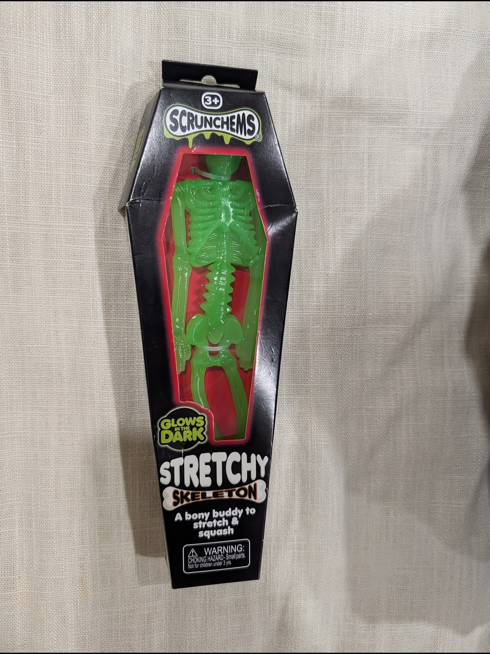 Scrunchems Squish Skeleton Glow New Squishy Halloween